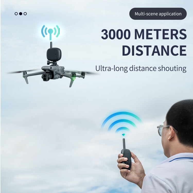 STARTRC Drone Megaphone Wireless Portable Speaker 3KM Control for DJI Mavic / Air / Mini Series, 3KM Control STARTRC Drone Megaphone Wireless Portable Speaker 3KM Control for DJI Mavic / Air / Mini Series, 3KM Control